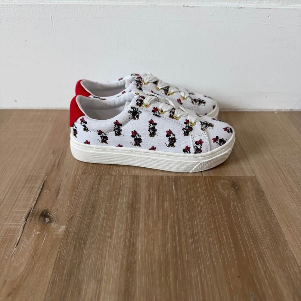 Girls Janie and Jack x Disney Minnie Mouse Sneakers Size 10